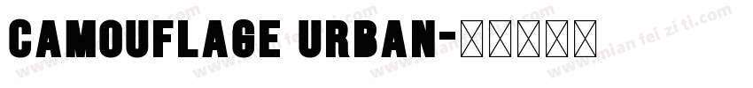 Camouflage Urban字体转换